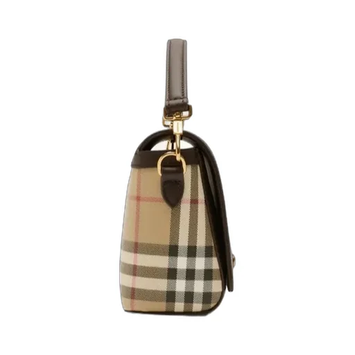 Note Checked Tote Bag