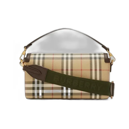 Note Checked Tote Bag