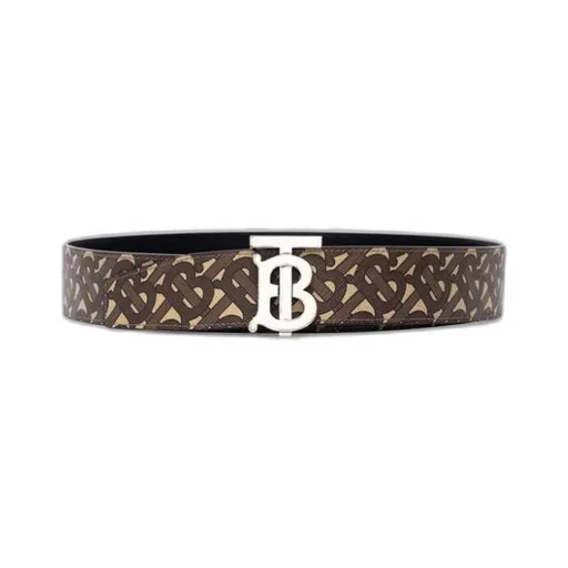 Monogram-Print Reversible Belt