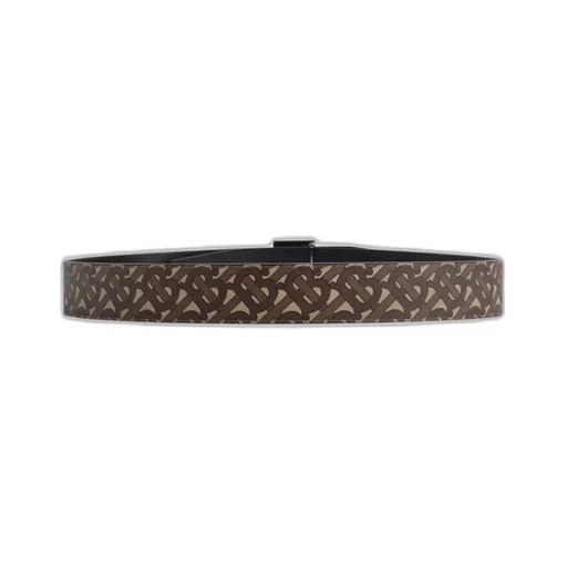 Monogram-Print Reversible Belt