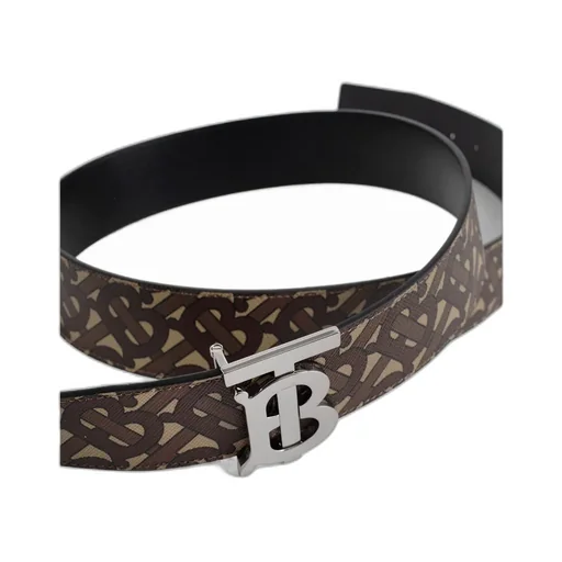 Monogram-Print Reversible Belt