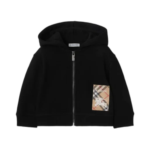 Logo Patch Zip-Up Hoodie