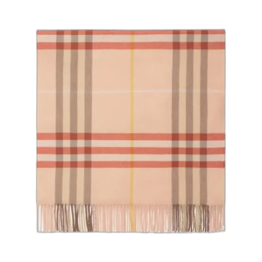 Wide Check Scarf