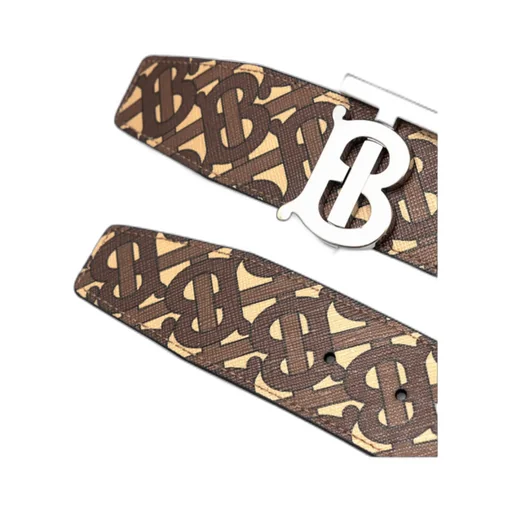 Monogram-Print Reversible Belt