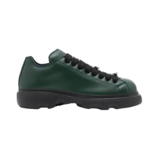 Round-Toe Lace-Up Sneakers