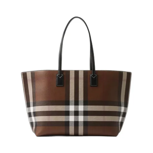 Check Printed Tote Bag