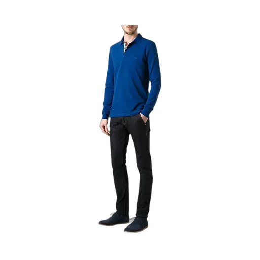 Logo Long-Sleeved Polo Shirt