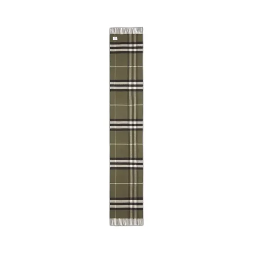 Reversible Check-Monogram Scarf