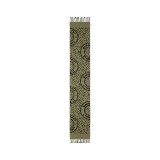 Reversible Check-Monogram Scarf