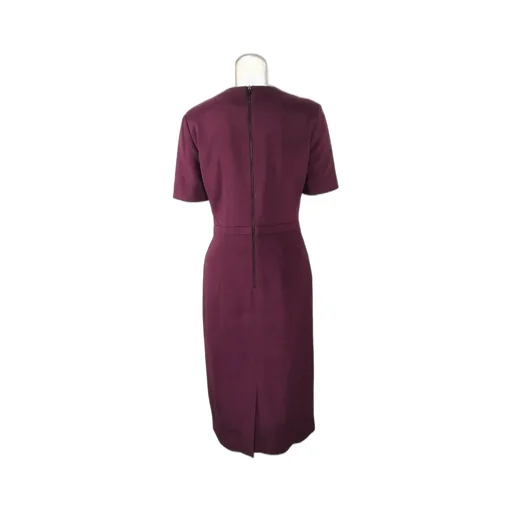 Short-Sleeved Pleated Dress