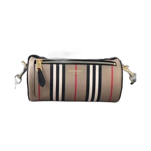 The Vintage Check Barrel Bag