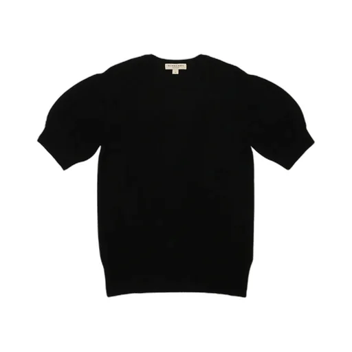 Short-Sleeved Round-Neck Pullover
