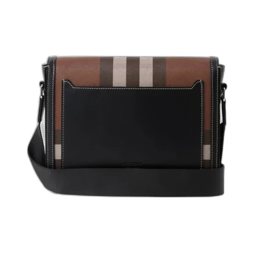 Small Alfred Checked Messenger Bag