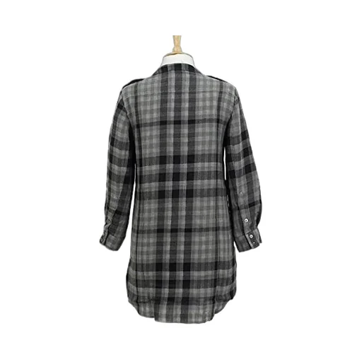 Plaid Long-Sleeved Shirt