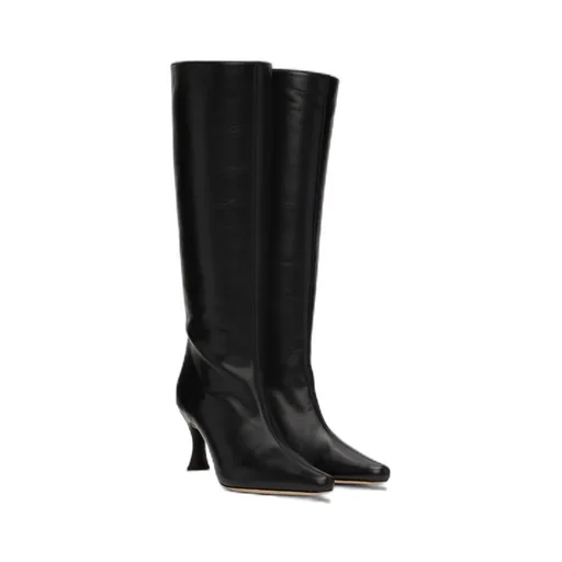 Pointed Knee-Length Boots