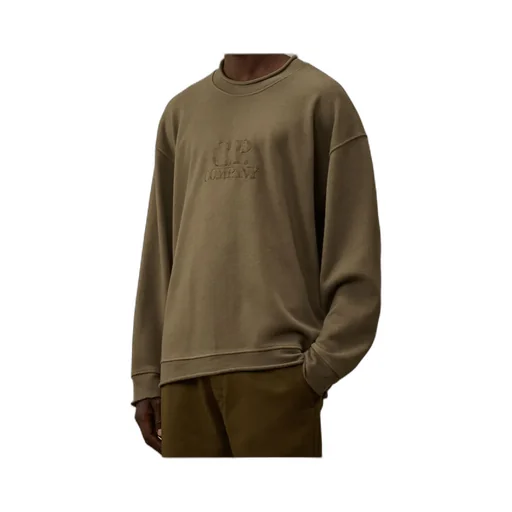 Boxy Embossed Logo Sweater