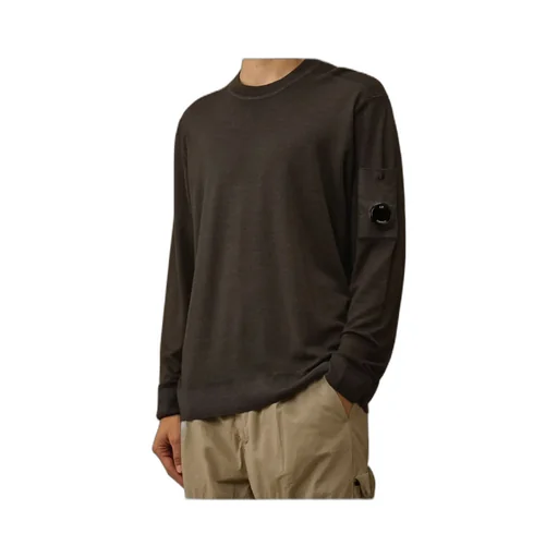 Lens-Pocket Wool Sweater