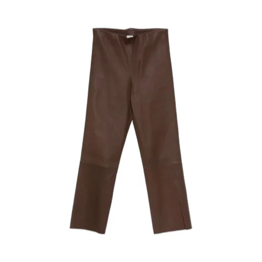 Leather Track Pants