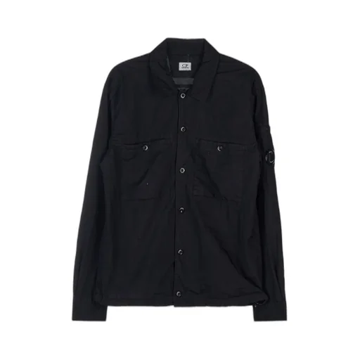 Taylon Lens-Detail Overshirt Jacket