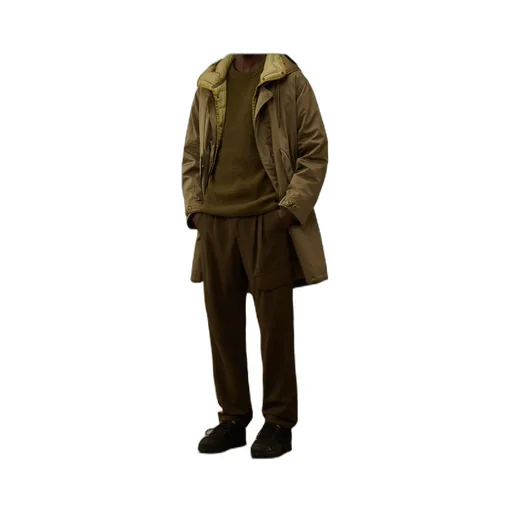 Pleated Cargo Trousers