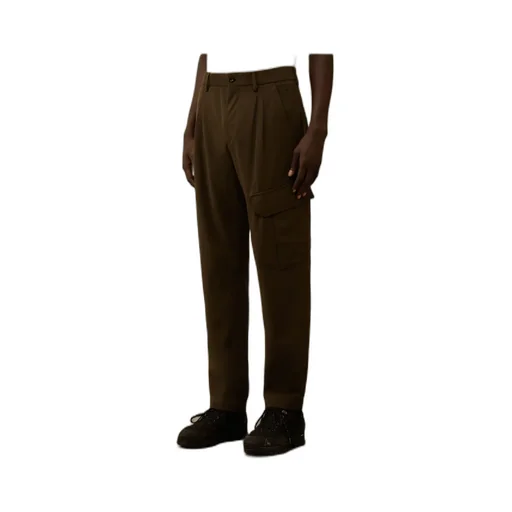 Pleated Cargo Trousers