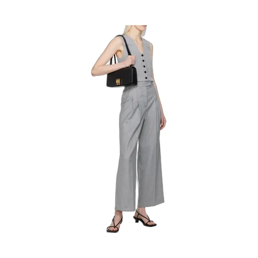 High-Waist Wide-Leg Trousers