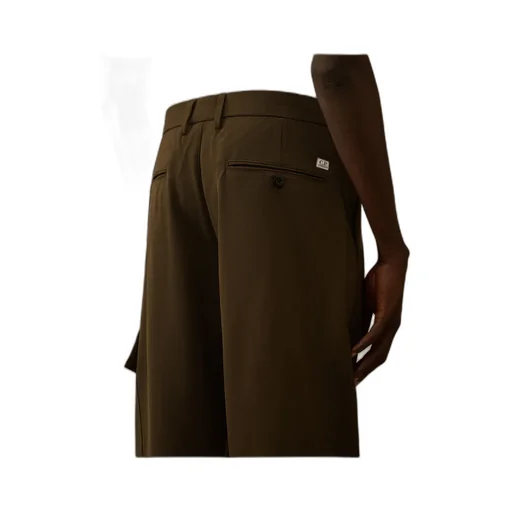 Pleated Cargo Trousers