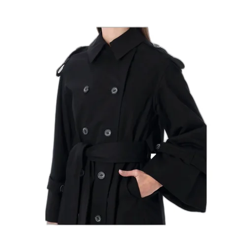 Alaya Double-Breasted Trench Coat