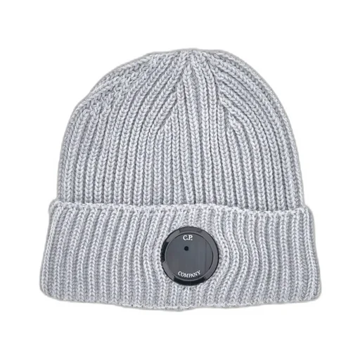 Logo Plaque Knit Beanie