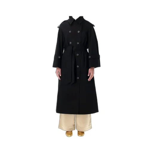 Alaya Double-Breasted Trench Coat