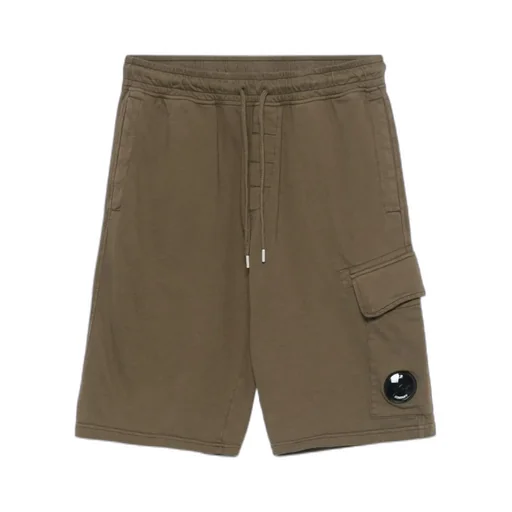 Lens-Detailed Track Shorts