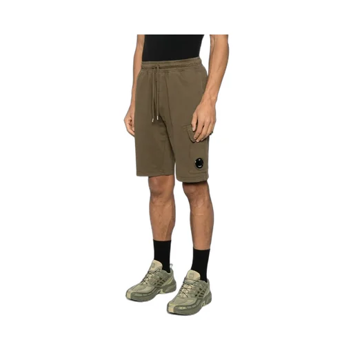 Lens-Detailed Track Shorts