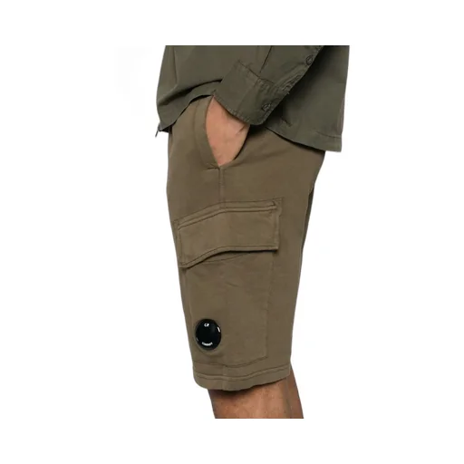 Lens-Detailed Track Shorts