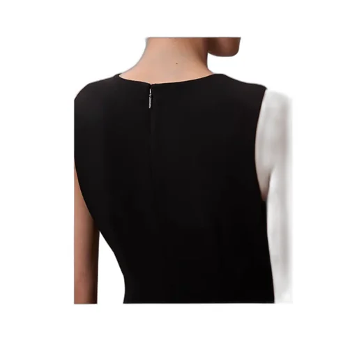 Sleeveless V-Neck Midi Dress
