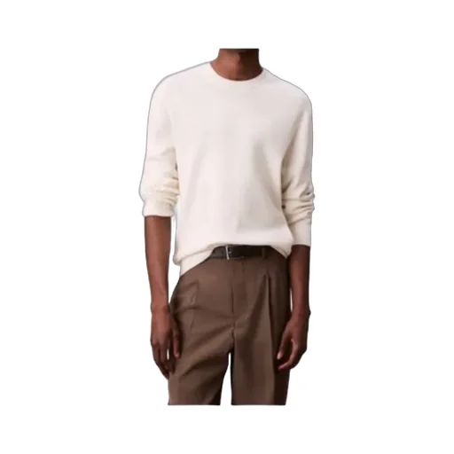 Textured Crewneck Sweater