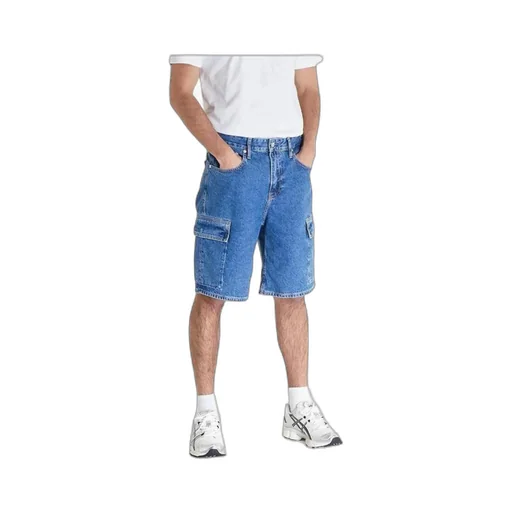 Denim Cargo Shorts