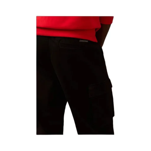 Cotton Stretch Straight Fit Cargo Trousers