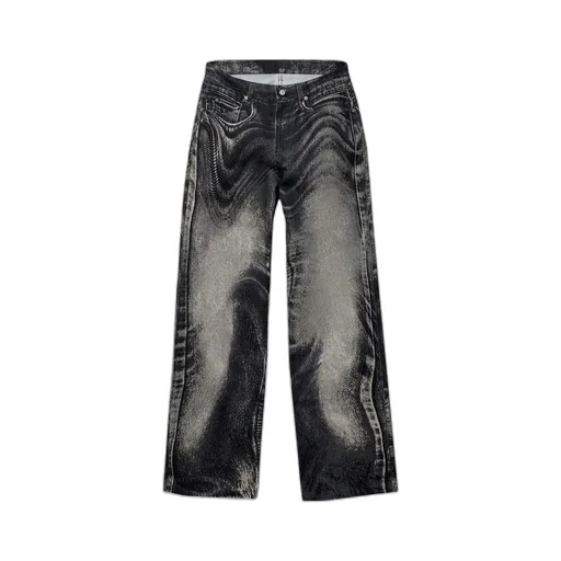 Abstract-Pattern Jeans
