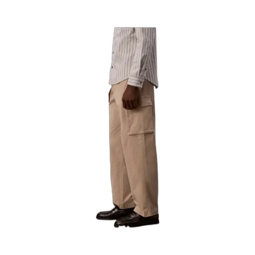 Straight Cotton Cargo Pants