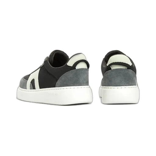 Multicolor Textile And Nubuck Sneakers