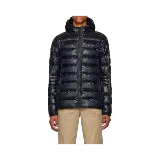 Logo-Patch Hooded Puffer Jacket