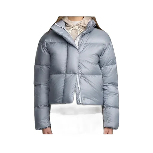 Cypress Cropped Puffer White Label