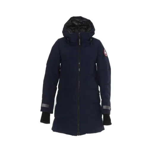 Logo Patch Sleeve Padded Coat