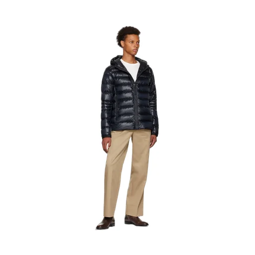 Logo-Patch Hooded Puffer Jacket