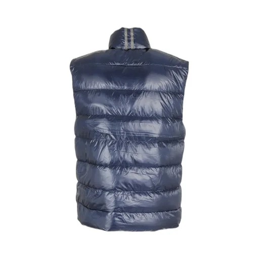 Zippered Sleeveless Down Vest