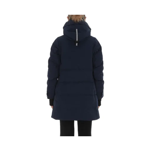 Logo Patch Sleeve Padded Coat