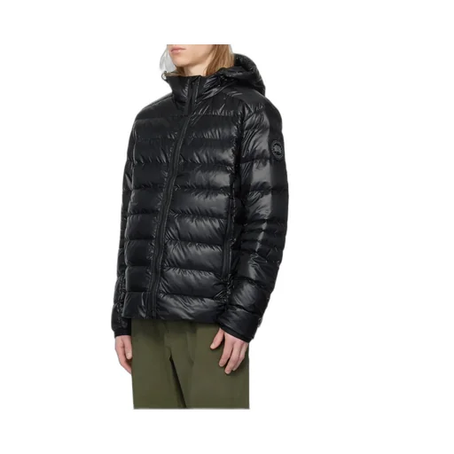 Logo-Patch Hooded Puffer Jacket