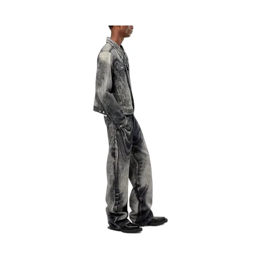 Abstract-Pattern Jeans
