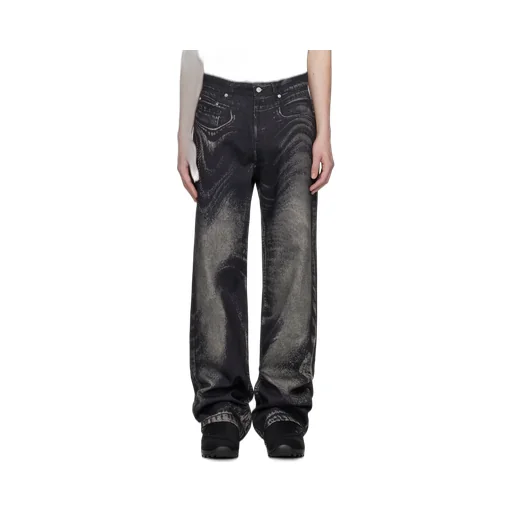 Abstract-Pattern Jeans