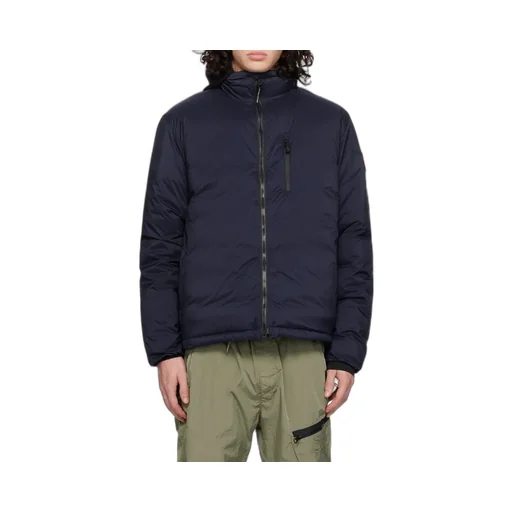 Down-Feather Logo-Patch Jacket